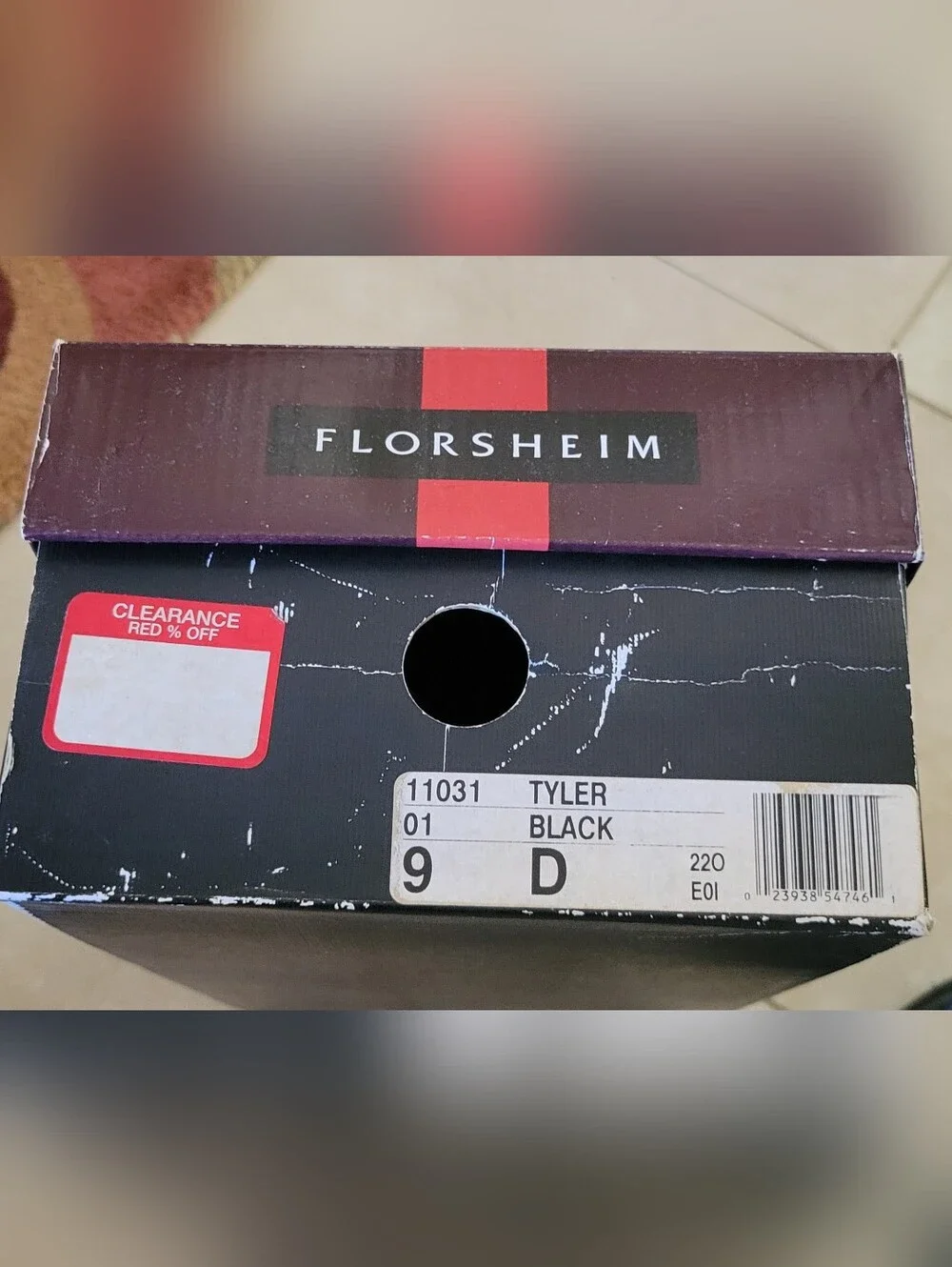Florsheim Men's Black Leather Cap-Toe Lace-Up Dress Shoes